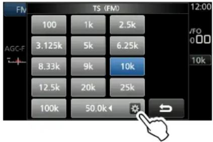 ICOM IC-R8600 - Abstimmschritt-Funktion - 2