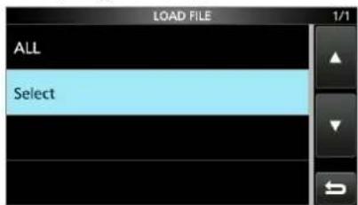 LOAD FILE ALL Select