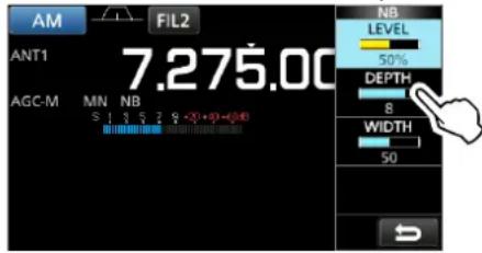 AM FIL2 ANT1 7.275.00 AGC-M MN NB S 1 3 5 2 9 -20 +9 -40 LEVEL 50% DEPTH 8 WIDTH 50