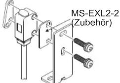 PANASONIC EX-L262-P - Verwendung des Montagewinkels mit oder ohne Montageplatte - 2