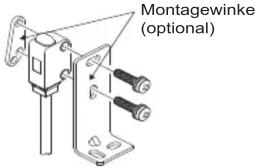 PANASONIC EX-L262-P - Verwendung des Montagewinkels mit oder ohne Montageplatte - 1