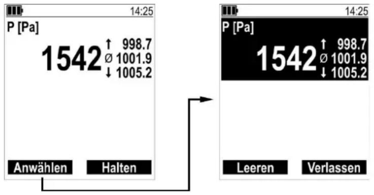 Senseca PRO 24 - Zurücksetzen der statistischen Werte - 1