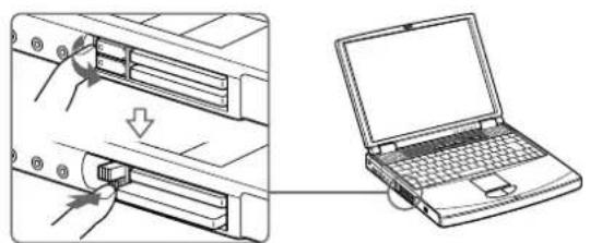 SONY Vaio PCG-F409 - Anschluß an eine Telefonleitung - 1