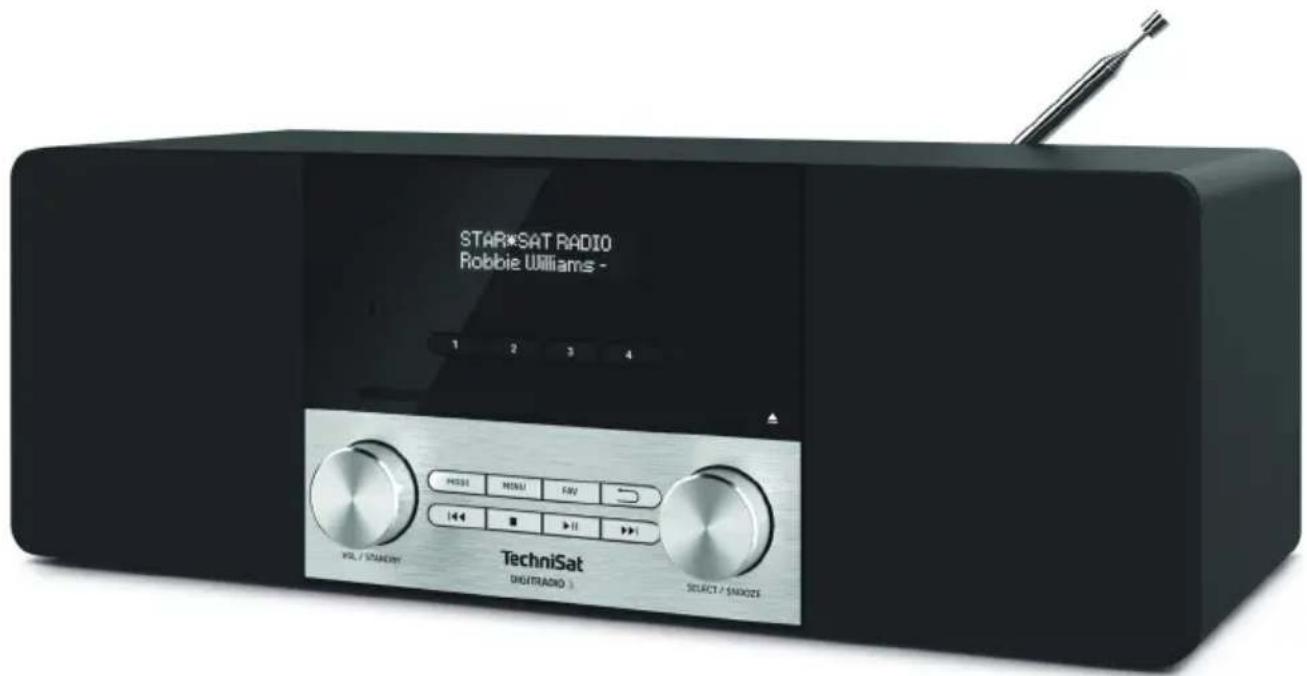 STAR*SAT RADIO Robbie Williams - 1 2 3 4 MODE MENU MOV VOL / STANDARD TechniSat DINJTRADIO 3 SELECT / SNRSES