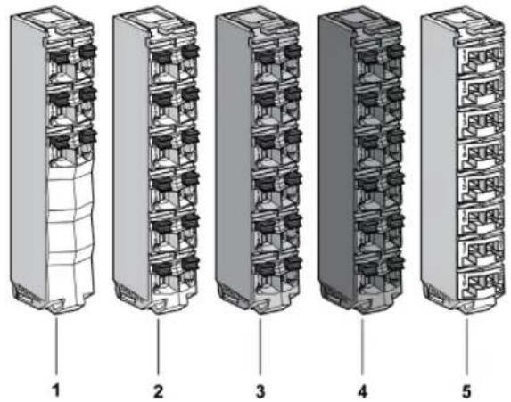SCHNEIDER Modicon TM5SAO4H - TM5-Klemmleisten - 1