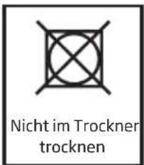 Nicht im Trockner trocknen