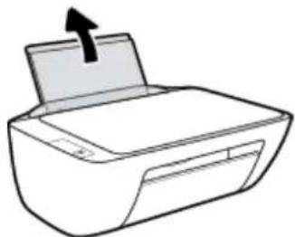 HP DeskJet 2320 - So legen Sie großformatiges Papier ein - 1