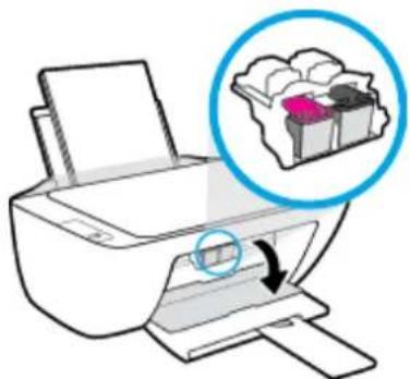 HP DeskJet 2320 - So reinigen Sie die Kontakte der Patronen - 2