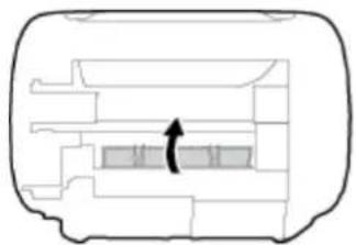 HP DeskJet 2320 - So beseitigen Sie einen Papierstau im Druckerinneren - 3