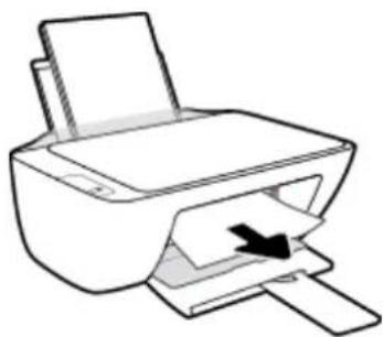 HP DeskJet 2320 - So beseitigen Sie einen Papierstau aus dem Zugangsbereich zu den Patronen - 2