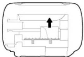 HP DeskJet 2320 - So beseitigen Sie einen Papierstau im Druckerinneren - 2
