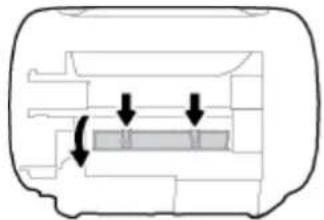 HP DeskJet 2320 - So beseitigen Sie einen Papierstau im Druckerinneren - 1