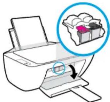 HP DeskJet 2320 - So wechseln Sie die Tintenpatronen aus - 1