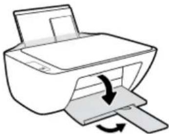 HP DeskJet 2320 - So legen Sie kleinformatiges Papier ein - 10