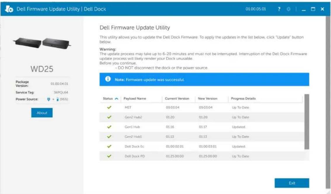 DELL Pro Dock WD25 - Eigenständiges Dienstprogramm für Dockfirmware-Aktualisierung - 4