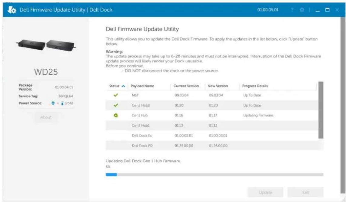 DELL Pro Dock WD25 - Eigenständiges Dienstprogramm für Dockfirmware-Aktualisierung - 3