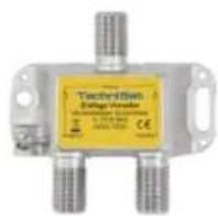 TECHNISAT TechniRouter 5/2x4 G-R - 2-Wege-Verteiler mit beidseitigem DC-Durchlass - 1