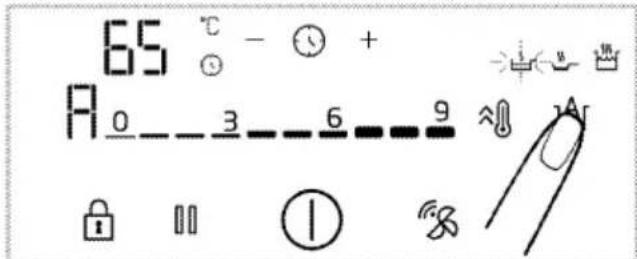65 °C - + A 0 3 6 9 ~ A lock II ① 88