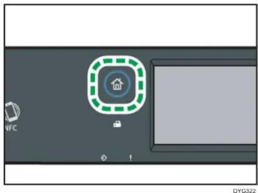 RICOH M 320FB - Drucken von Listen/Berichten (bei Verwendung von Modellen mit Touchpanel) - 1