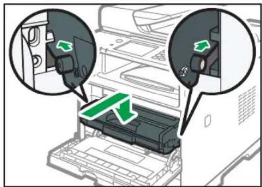 RICOH M 320FB - Entfernen von gestautem Papier aus dem Standard-Magazin oder der Duplexeinheit - 15