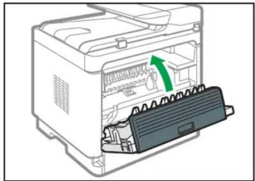 RICOH M 320FB - Entfernen von gestautem Papier aus dem Standard-Magazin oder der Duplexeinheit - 6