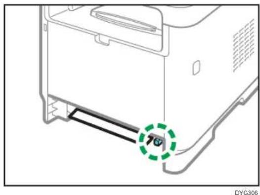 RICOH M 320FB - Entfernen von gestautem Papier aus dem Standard-Magazin oder der Duplexeinheit - 9