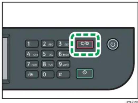 RICOH M 320FB - Beim Drucken (bei Verwendung von Modellen mit Touchpanel) - 2