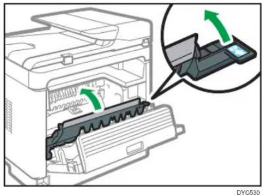 RICOH M 320FB - Entfernen von gestautem Papier aus dem Standard-Magazin oder der Duplexeinheit - 4