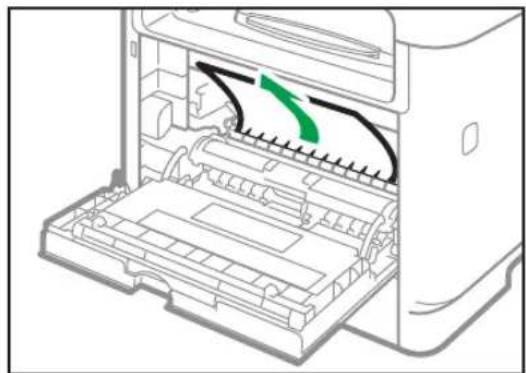 RICOH M 320FB - Entfernen von gestautem Papier aus dem Standard-Magazin oder der Duplexeinheit - 14