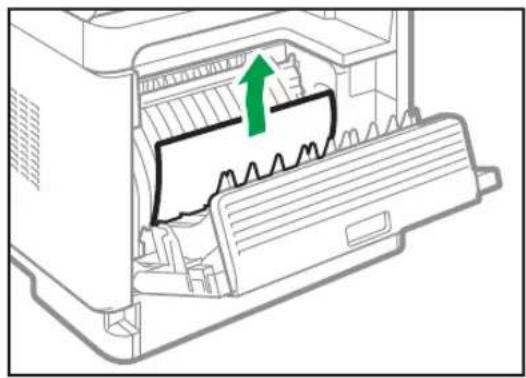 RICOH M 320FB - Entfernen von gestautem Papier aus dem Standard-Magazin oder der Duplexeinheit - 5