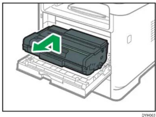 RICOH M 320FB - Entfernen von gestautem Papier aus dem Bypass - 3