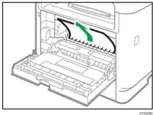 RICOH M 320FB - Entfernen von gestautem Papier aus dem Bypass - 4