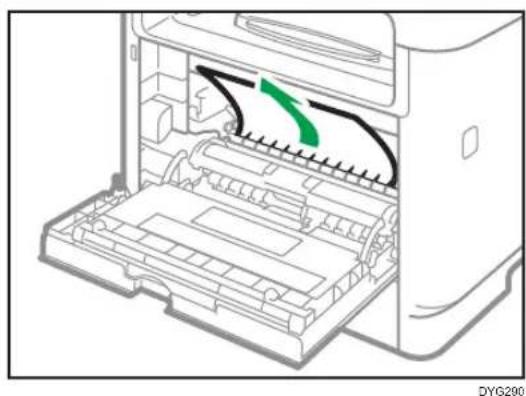 RICOH M 320FB - Entfernen von gestautem Papier aus Magazin 1 - 4