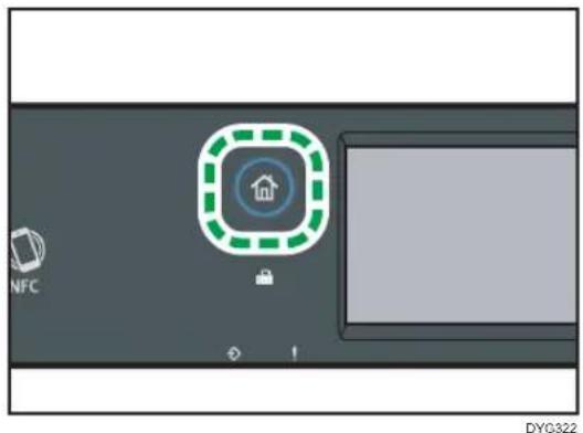 RICOH M 320FB - Bei Verwendung von Modellen mit Touchpanel - 1