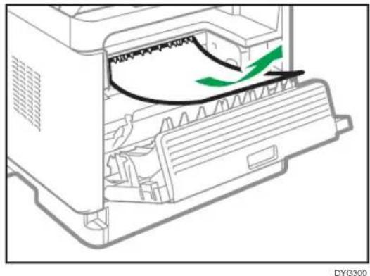 RICOH M 320FB - Entfernen von gestautem Papier aus dem Standard-Magazin oder der Duplexeinheit - 3