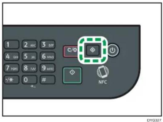 RICOH M 320FB - Bei Verwendung des Modells mit vierzeiligem LCD - 1