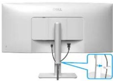DELL S3425DW - Kabel organisieren - 1