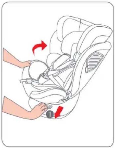 Xomax G409 - ISOFIX+Top Tether+Gurt Klicken - 1