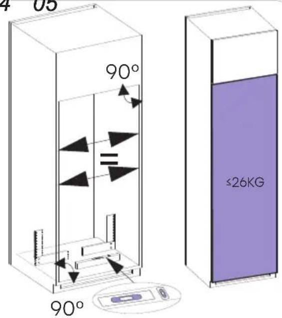 4 05 90° 90° ≤26KG