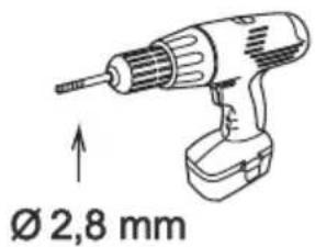 Ø 2,8 mm