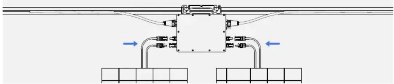 MEGASAT EM800 - Schritt 6 - Anschluss von Fotovoltaikmodulen - 1