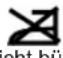 CEEM WM 180 - SYMBOLE FÜR NICHT-MASCHINELLES WASCHEN - 14