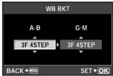 WB BKT A-B 3F 4STEP G-M 3F 4STEP BACK ⬤MEN SET ⬤OK