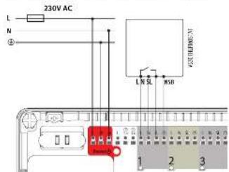 230V AC L N ④ L N SL KSH 1 2 3