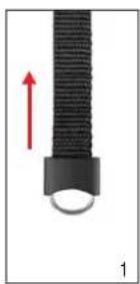 LEICA M8.2 - Attaching the carrying strap - 1