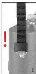 LEICA M8.2 - Attaching the carrying strap - 6