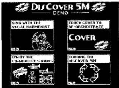 DISCOVER 5M DEMO SING WITH THE VOCAL HARMONIST TOUCH COVER TO RE-ORCHESTRATE COVER ENJOY THE CO-DUALTY SOUNDS TOURING THE DISCOVER 5M