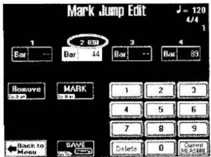 ROLAND DisCover 5M - Programmieren von MARK JUMP-Positionen - 3