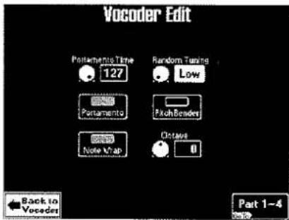 ROLAND DisCover 5M - Vocoder-Parameter - 3