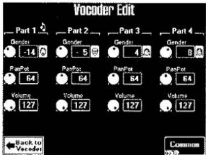 ROLAND DisCover 5M - Vocoder-Parameter - 2